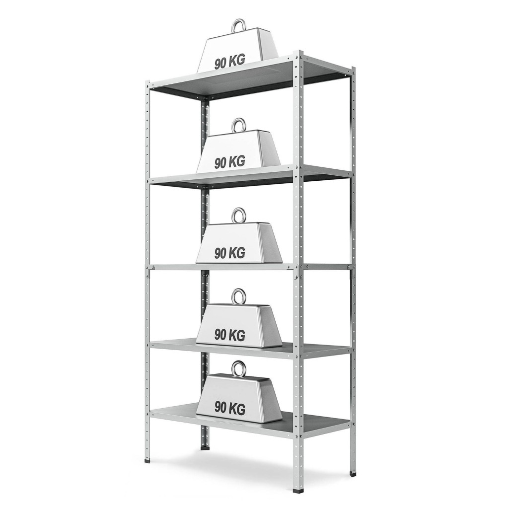 Metal rack "Steel" 180x90x40 5S 450kg