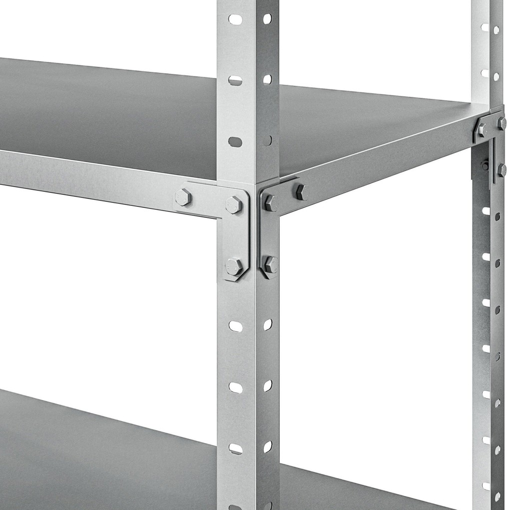 Metallställ "Steel" 180x90x40 5S 450kg Metallställ "Steel" 180x90x40 5S 450kg