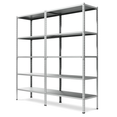 Scaffale metallico "Steel" 180x90x40 5S 450kg Scaffale metallico "Steel" 180x90x40 5S 450kg
