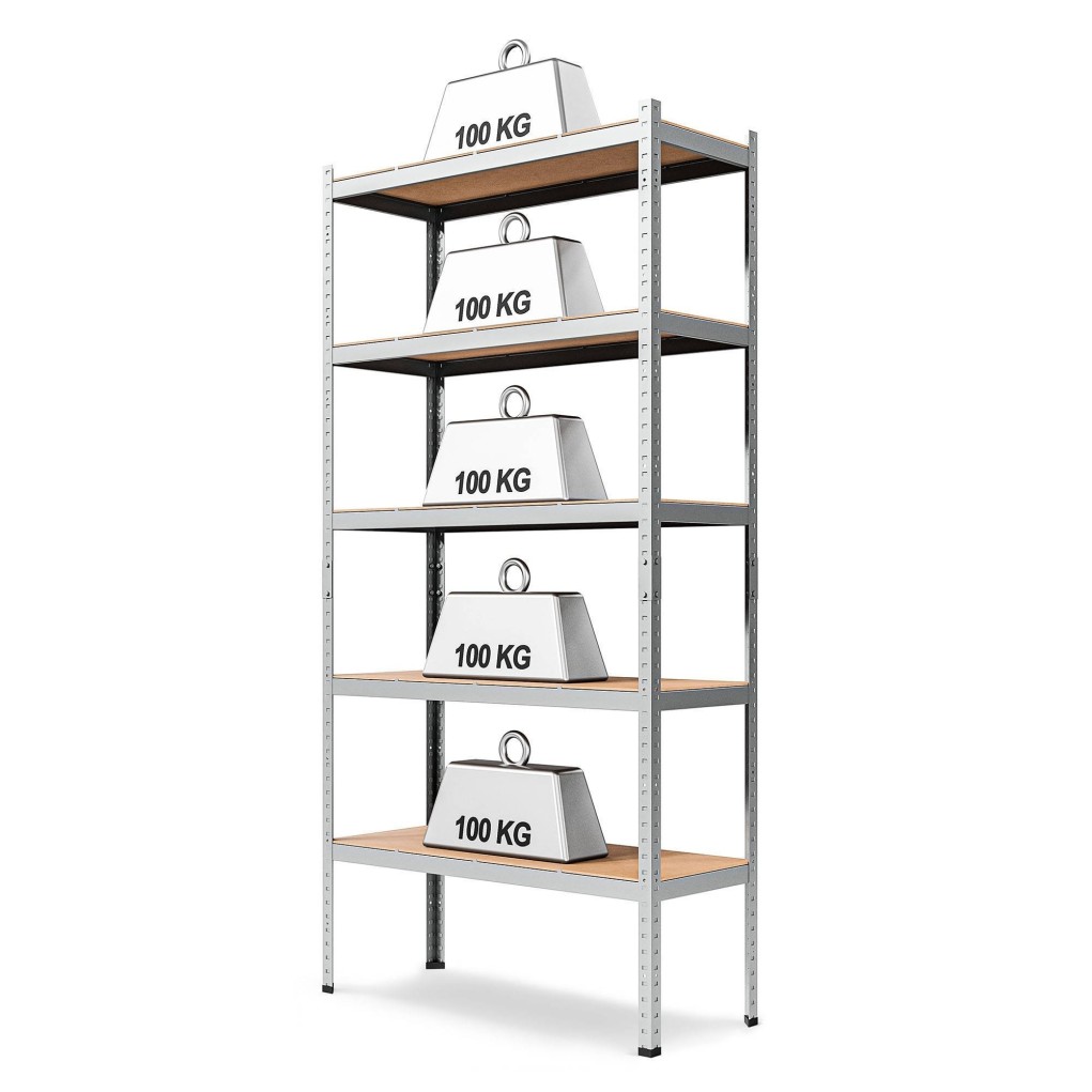 Metal rack "Primo II" 180x80x30 5P 500 kg Metal rack "Primo II" 180x80x30 5P 500 kg