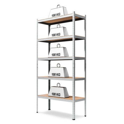 Metal rack "Primo II" 180x80x45 5P 500 kg Metal rack "Primo II" 180x80x45 5P 500 kg