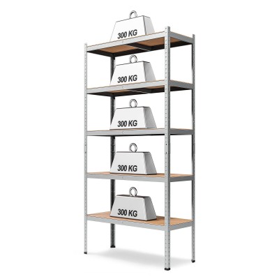 Metal rack "Strong II" 220x120x45 5P 1500 kg