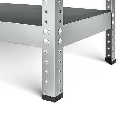 Estantería metálica "Hard Metal" 200x100x50 5P 1125 kg Estantería metálica "Hard Metal" 200x100x50 5P 1125 kg