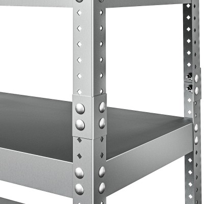 Стелаж металевий "Hard Metal" 200x100x50 5P 1125 кг Стелаж металевий "Hard Metal" 200x100x50 5P 1125 кг