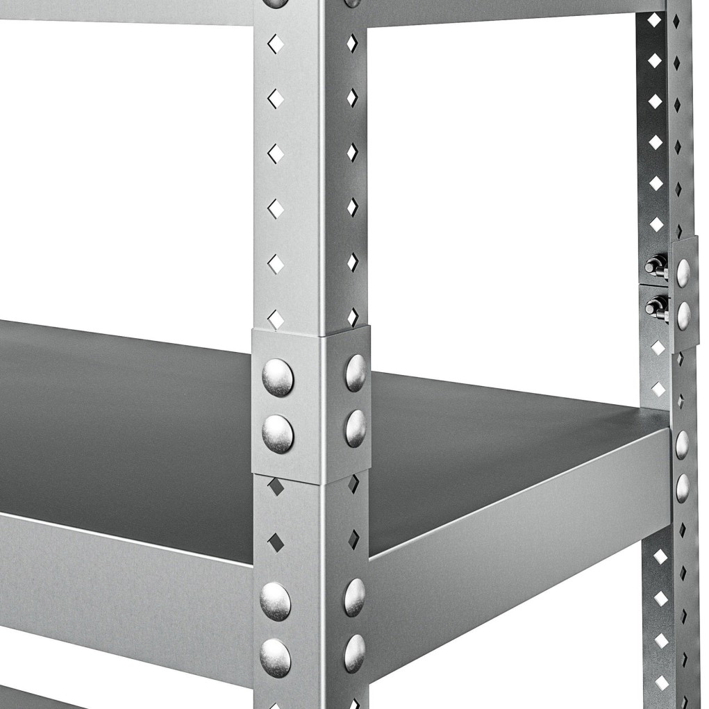 Стелаж металевий "Hard Metal" 200x100x50 5P 1125 кг Стелаж металевий "Hard Metal" 200x100x50 5P 1125 кг