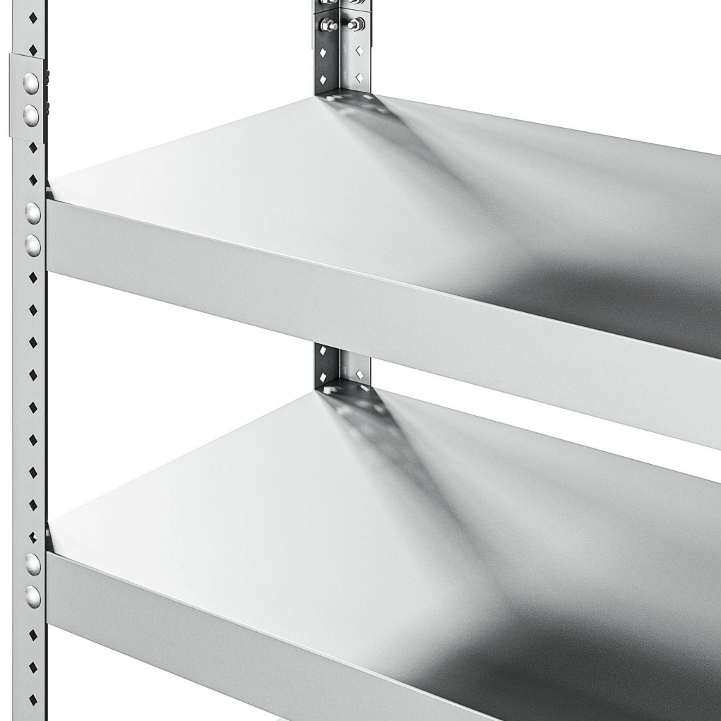 Metalen rek "Hard Metal" 200x100x50 5P 1125 kg