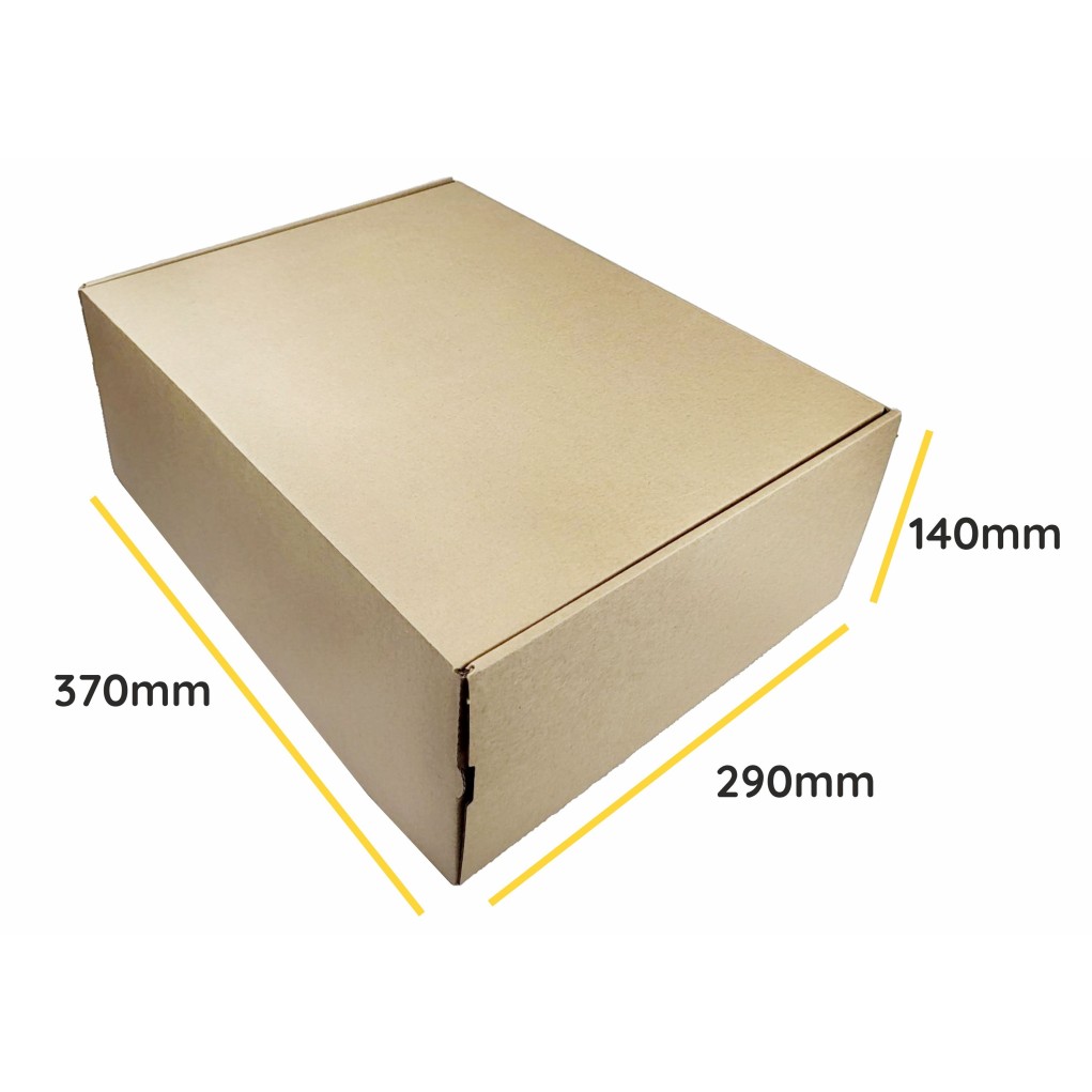 Brown shipping box SendBox B40 370x290x140