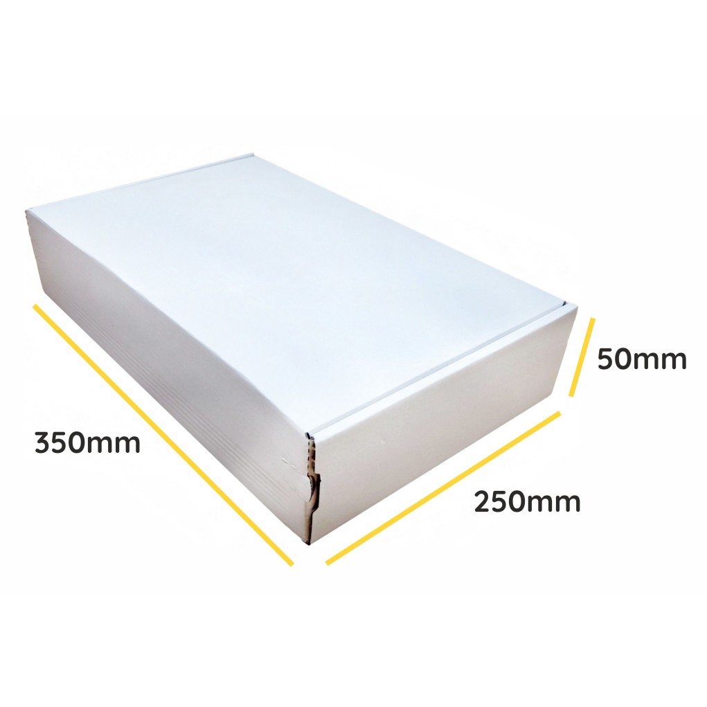 White shipping box SendBox B25 350x250x50