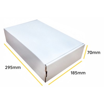 Białe pudełko wysyłkowe SendBox B15 290x185x70 Białe pudełko wysyłkowe SendBox B15 290x185x70