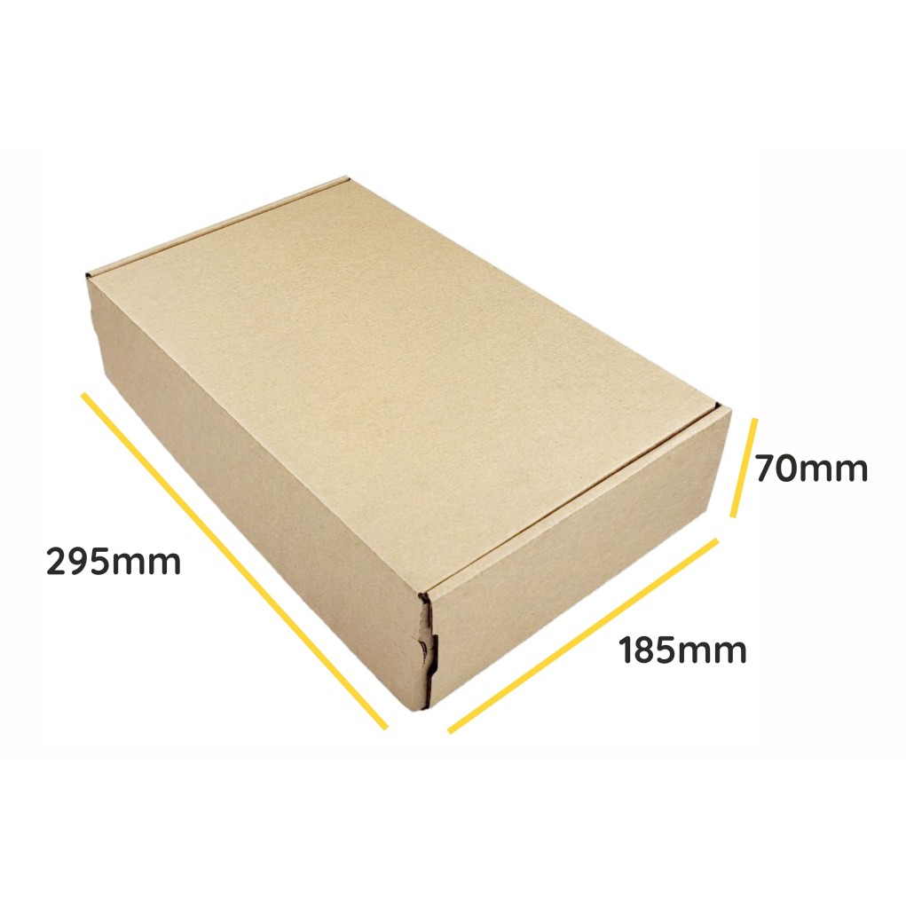 Brown shipping box SendBox B10 290x185x70