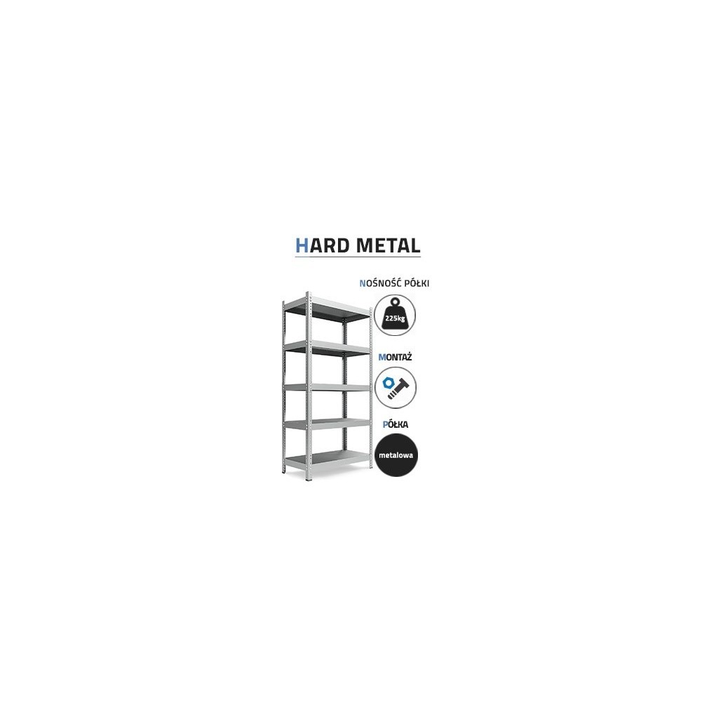 Metalna polica "Hard Metal" 200x100x50 5P 1125 kg