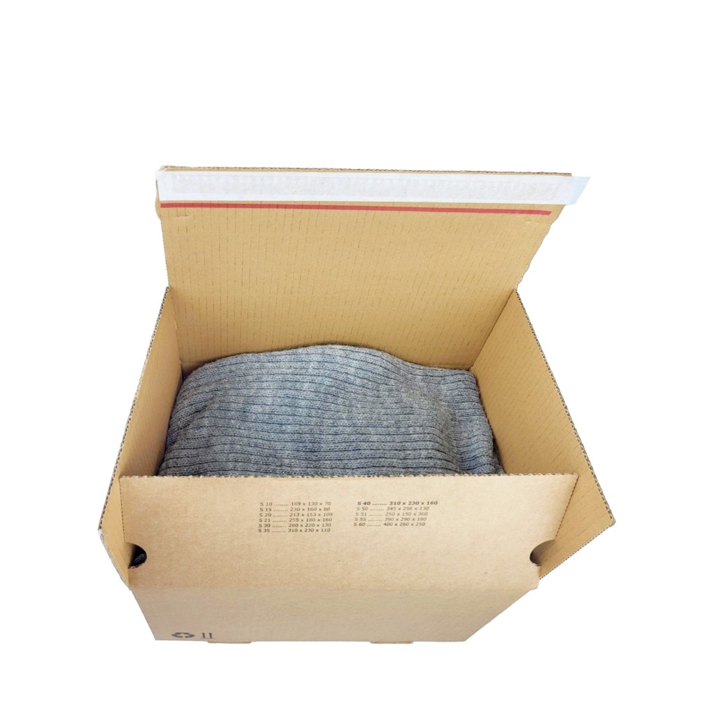 310x230x160 Versandkarton mit automatischem Boden SendBox S40 310x230x160 Versandkarton mit automatischem Boden SendBox S40