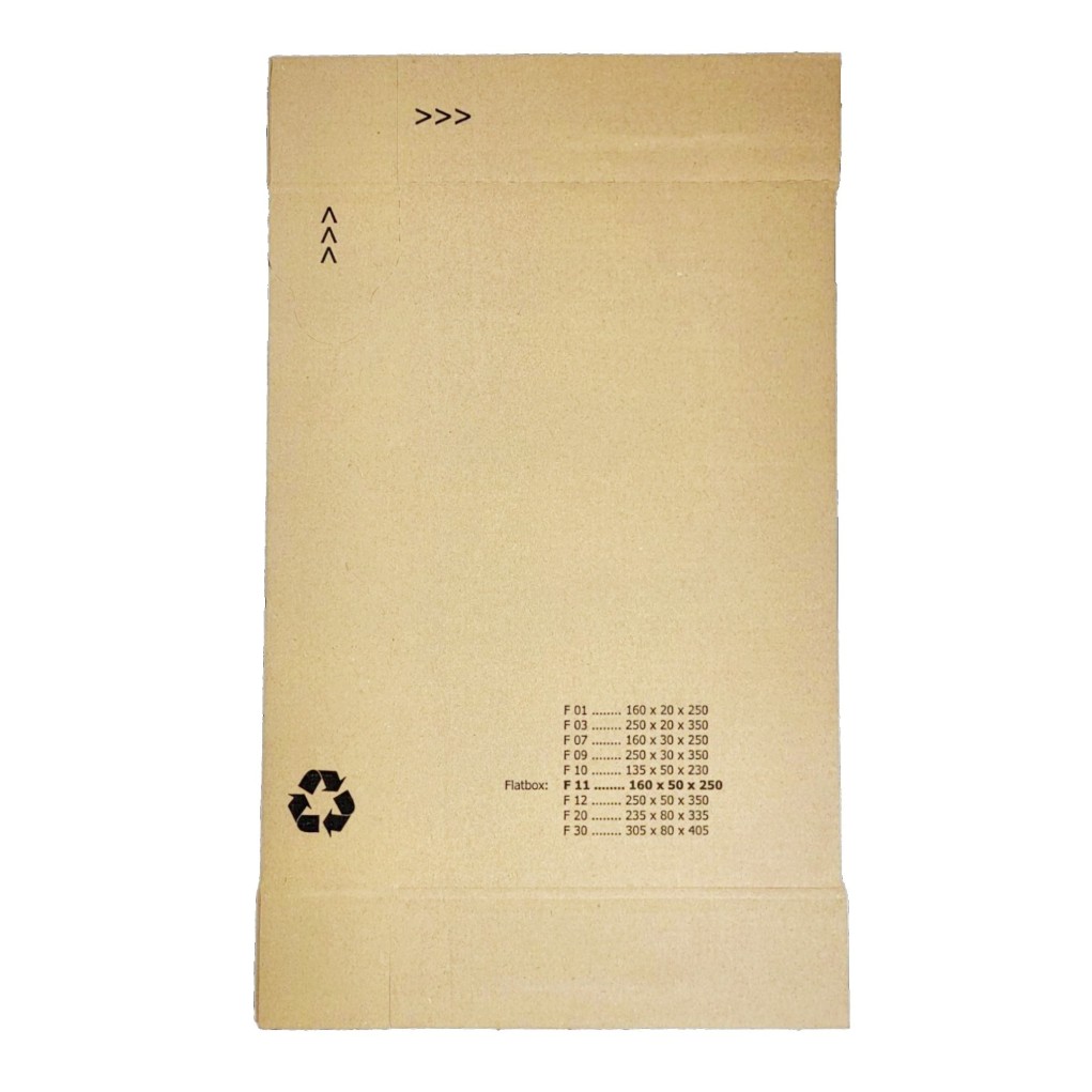 250x160x50 Flat side-opening box FlatBox F11