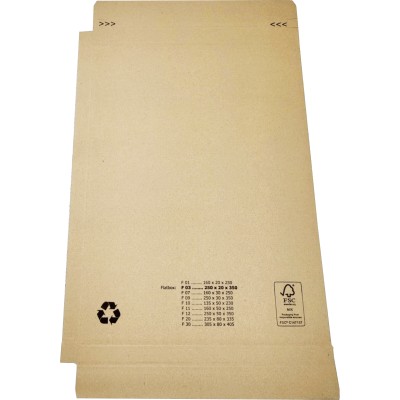 350x250x20 Oldalról nyitható lapos doboz FlatBox F03