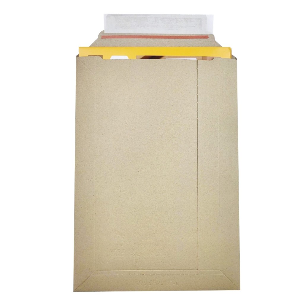 Bruine kartonnen envelop Lettpac C4 229x324 Bruine kartonnen envelop Lettpac C4 229x324