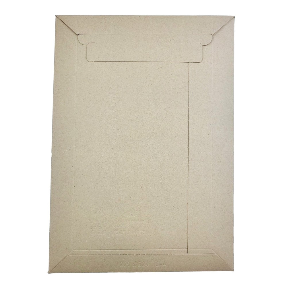 Bruine kartonnen envelop Lettpac C4 229x324 Bruine kartonnen envelop Lettpac C4 229x324