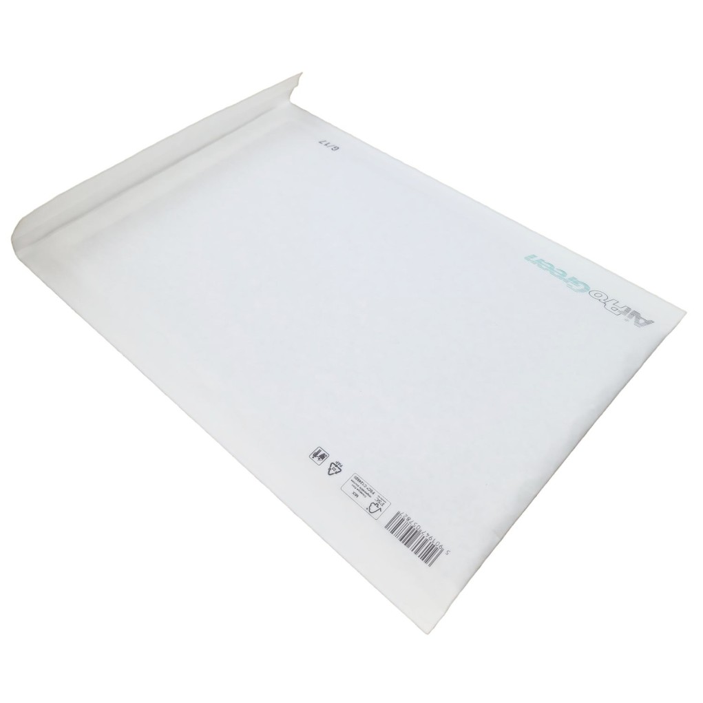 White bubble envelope AirPro Green G17 250x350