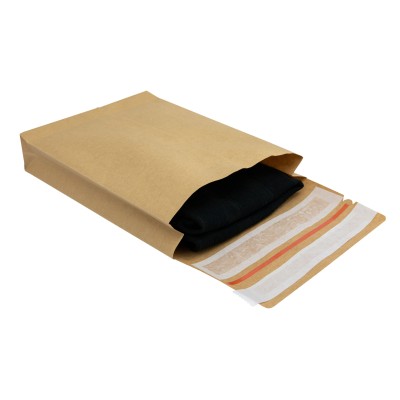 162x229x40 Паперовий поштовий мішок Papieropak e-Green Block bottom 162x229x40 Паперовий поштовий мішок Papieropak e-Green Block bottom