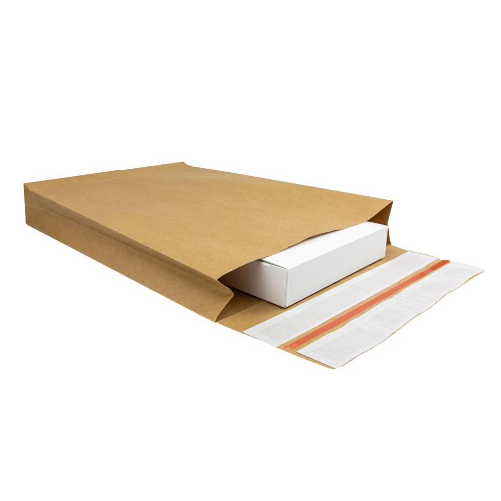 250x350x50 Pappers leveranspåse Papieropak e-Green Block botten