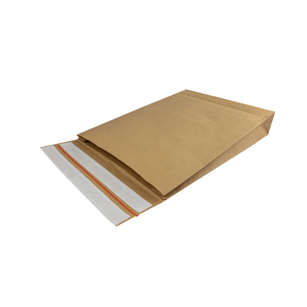 350x450x80 Papir forsendelsespose Papieropak e-Green