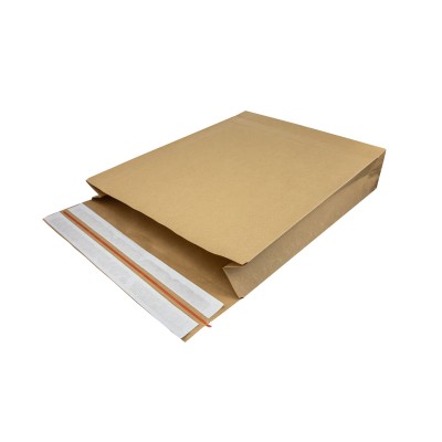 400x500x100 Papierový obal na odoslanie Papieropak e-Green s plochým dnom