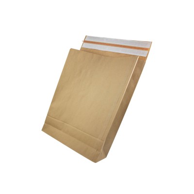 400x500x100 e-Green Papirforsendelsespose med klodsbund 400x500x100 e-Green Papirforsendelsespose med klodsbund