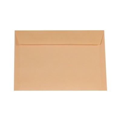 Sandfarvet papirkuvert C6 114x162