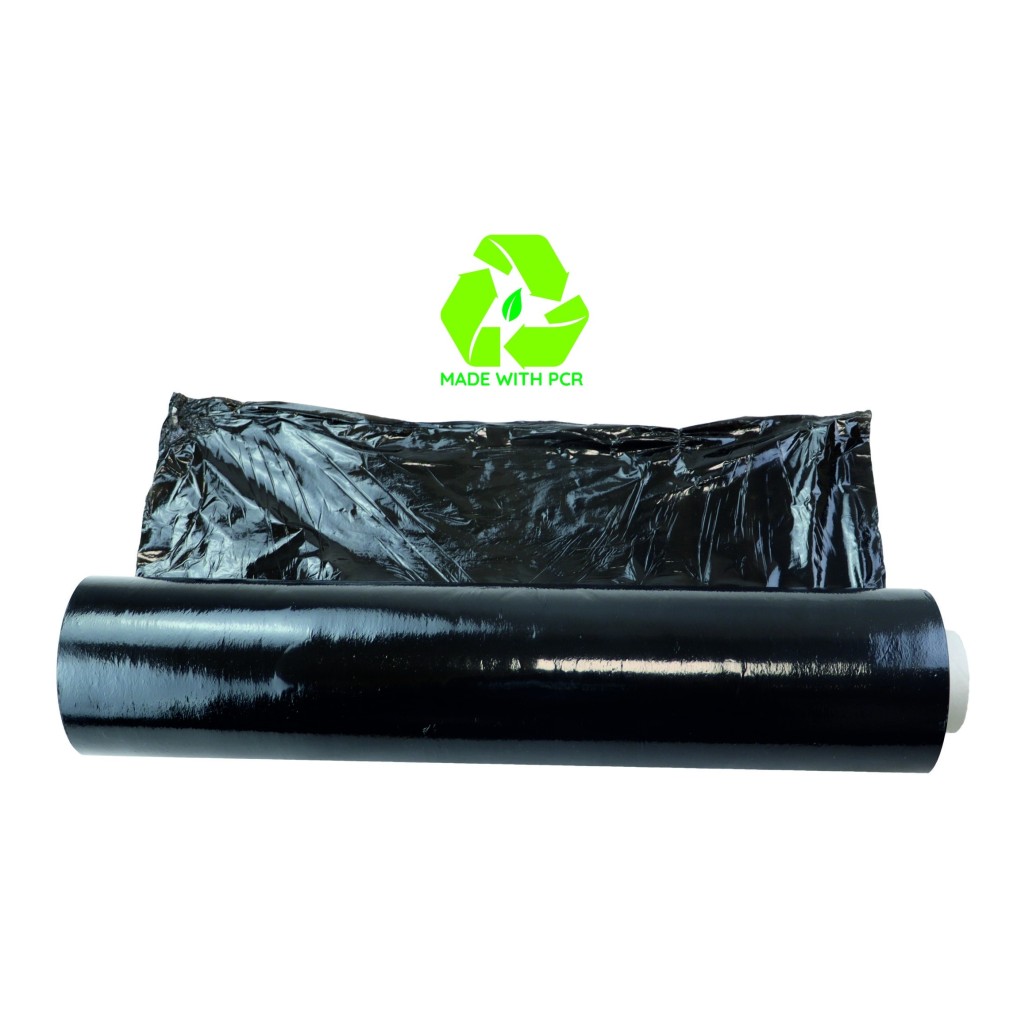 Black ecoSTRETCH foil 23mic 1.5kg