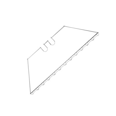 Gezackte Trapezklingen (Packung mit 10 Stück)