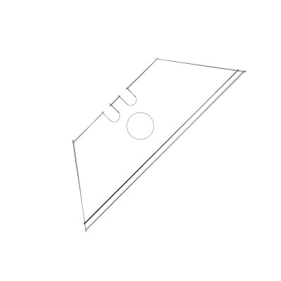 Trapezoidni noževi WBG207 2N1H (pakiranje 10 kom.)