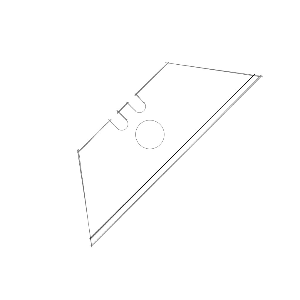 Trapezoidal blades WBG207 2N1H (pack of 10 pcs.)