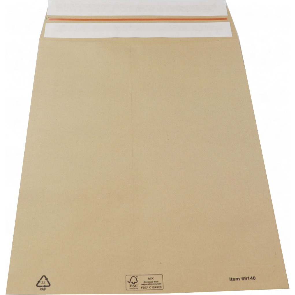 250x350x50 Паперовий поштовий мішок Papieropak e-Green V-Bottom