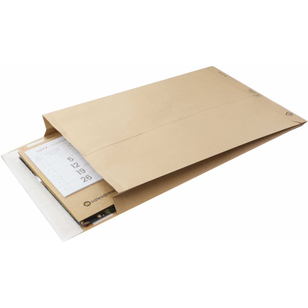 Paper Shipping Bag Papieropak e-Green 250x350x50 V-Bottom