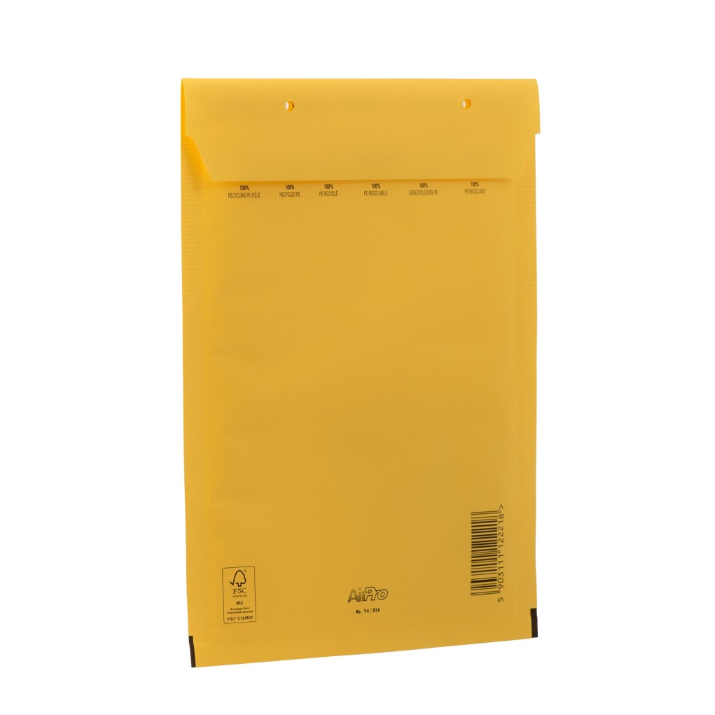 Gele luchtkussen envelop AirPro Color D14 200x275