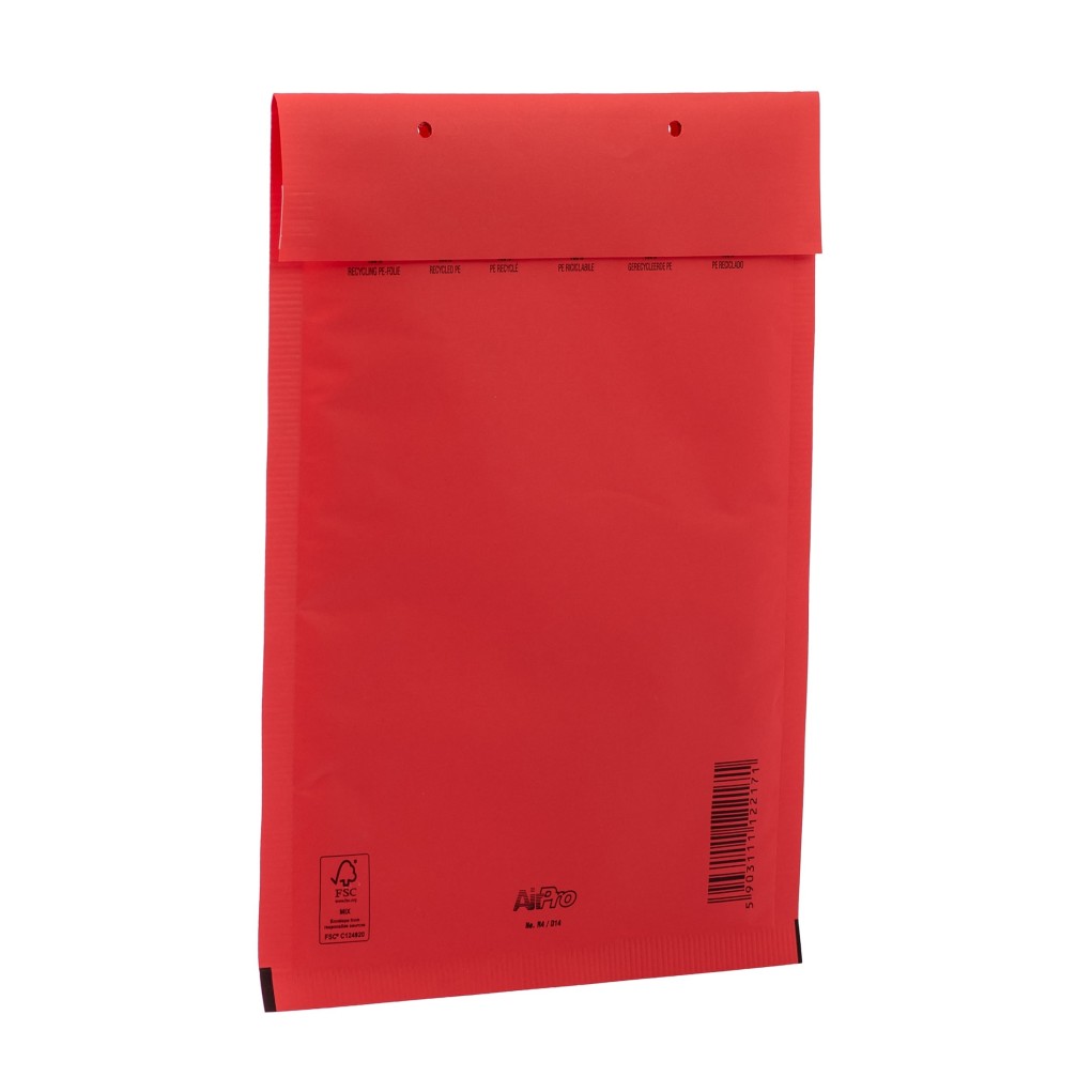 Busta a bolle AirPro Color D14 rossa 200x275