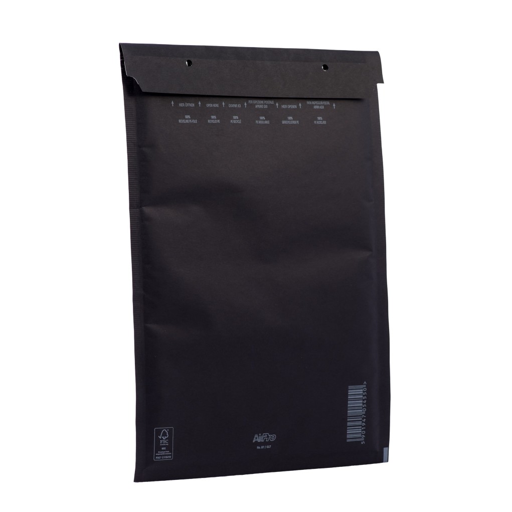 Black bubble envelope AirPro Color G17 250x350