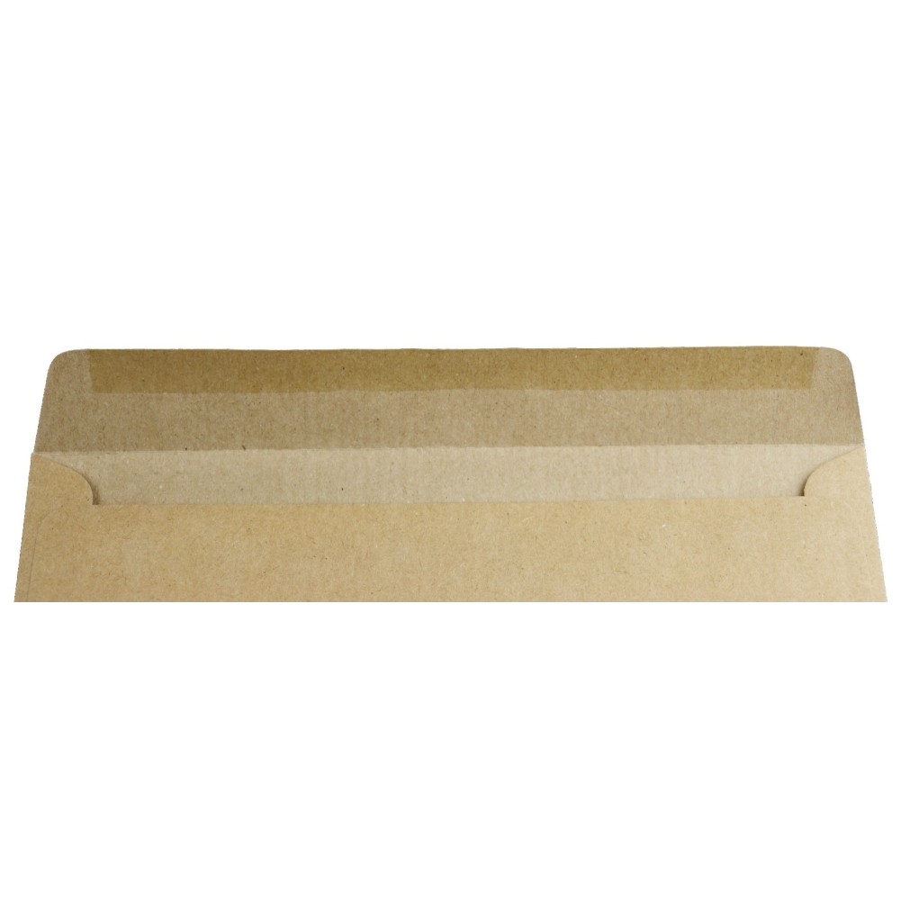 Brun papir DL kuvert 110x220 Brun papir DL kuvert 110x220
