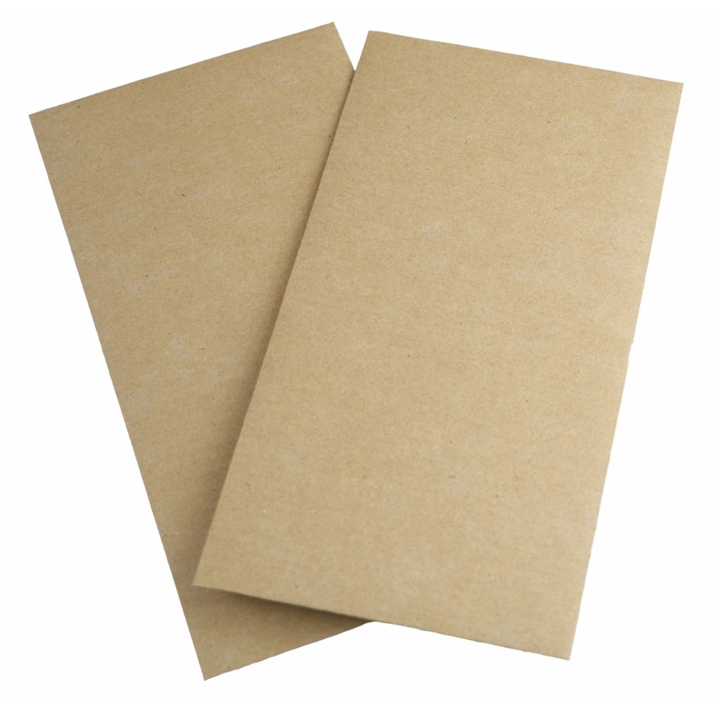 Bruine DL 110x220 papieren envelop