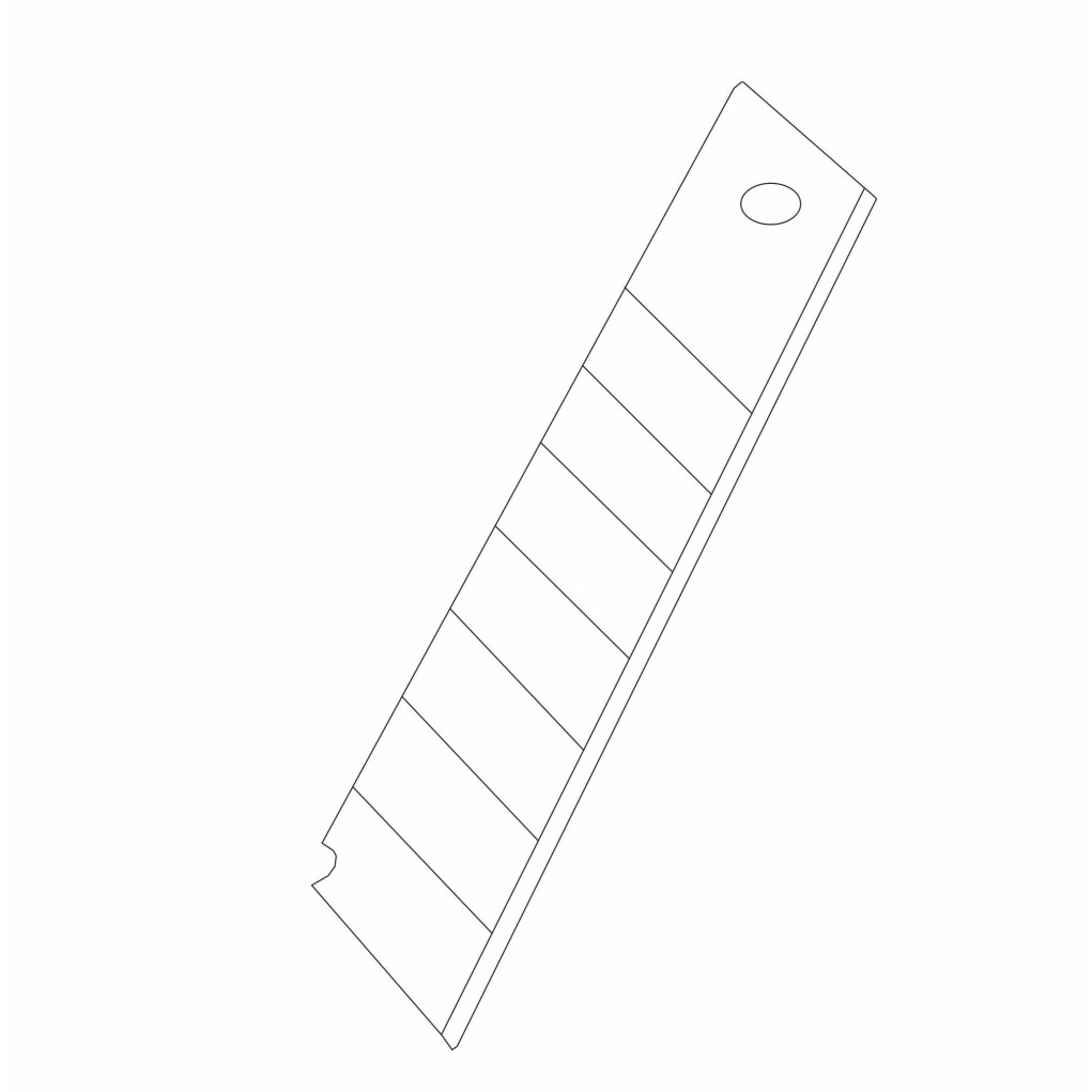 18 mm Stahlklingen (Packung mit 10 Stück)