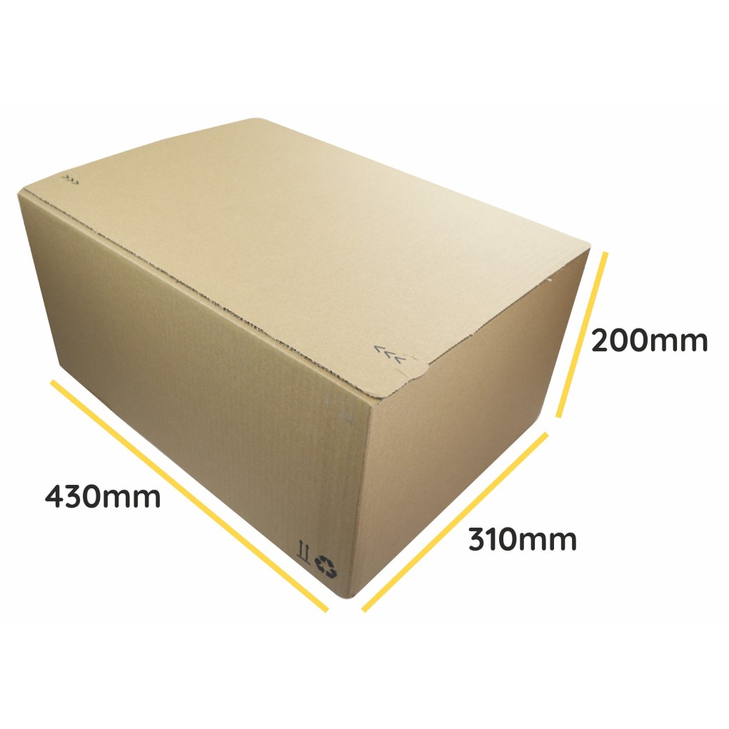 430x310x200 Pudełko wysyłkowe z automatycznym dnem SendBox S70