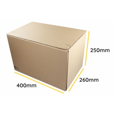 400x260x250 Pudełko wysyłkowe z automatycznym dnem SendBox S60