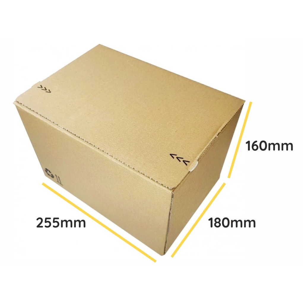 255x180x160 Pudełko wysyłkowe z automatycznym dnem SendBox S21