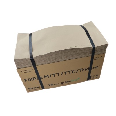 Pappersfyllning för paket GreenLine 70g - Fanfold 380mm x 360mb