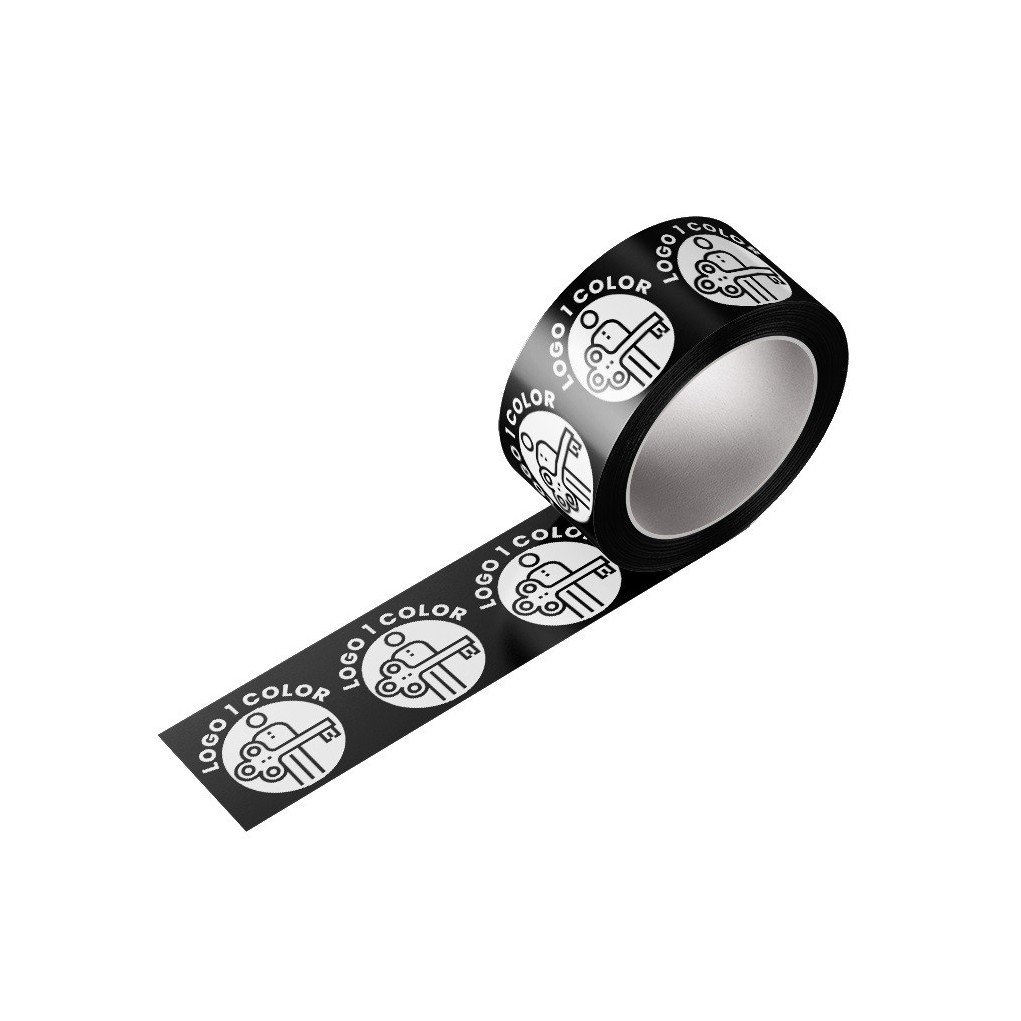 Bandă adezivă cu imprimare 1 culoare Acrilic 48/60