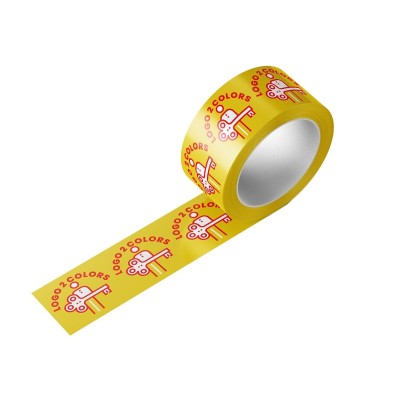 Bandă adezivă cu imprimeu în 2 culori Acrilic 48/60