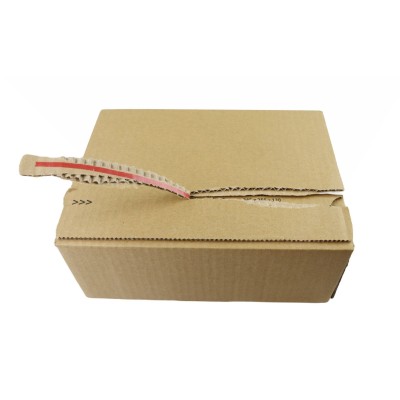 345x256x130 SendbackBox SBB50 Retouren-Versandkarton mit Automatikboden, doppeltem Selbstklebeverschluss und Aufreißfaden