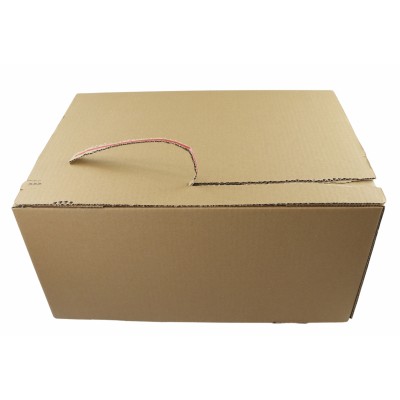 430x310x200 SendbackBox SBB70 E-handel fraktlåda med automatbotten, dubbel självhäftande remsa och rivtejp