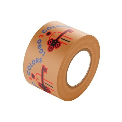 Papírová páska s potiskem 3 barvy Solvent 50/54