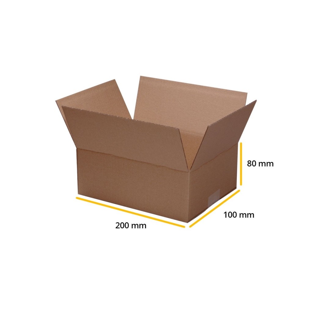 Brown flap cardboard K155 200x100x80