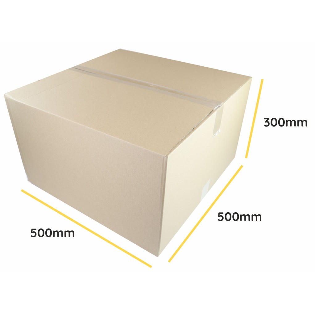 Brown folding cardboard K145 500x500x300